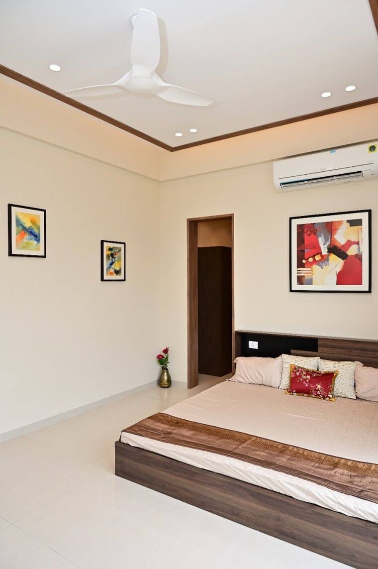 Bedroom, dosti-greenscape 2 Bedroom 684 Sq.Ft. Apartment In Hadapsar Pune 8905207
