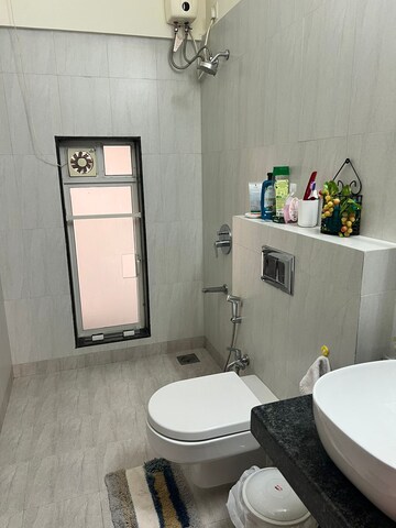 Bathroom in 3 BHK Apartment at Godrej Prime, Chembur – for Rent