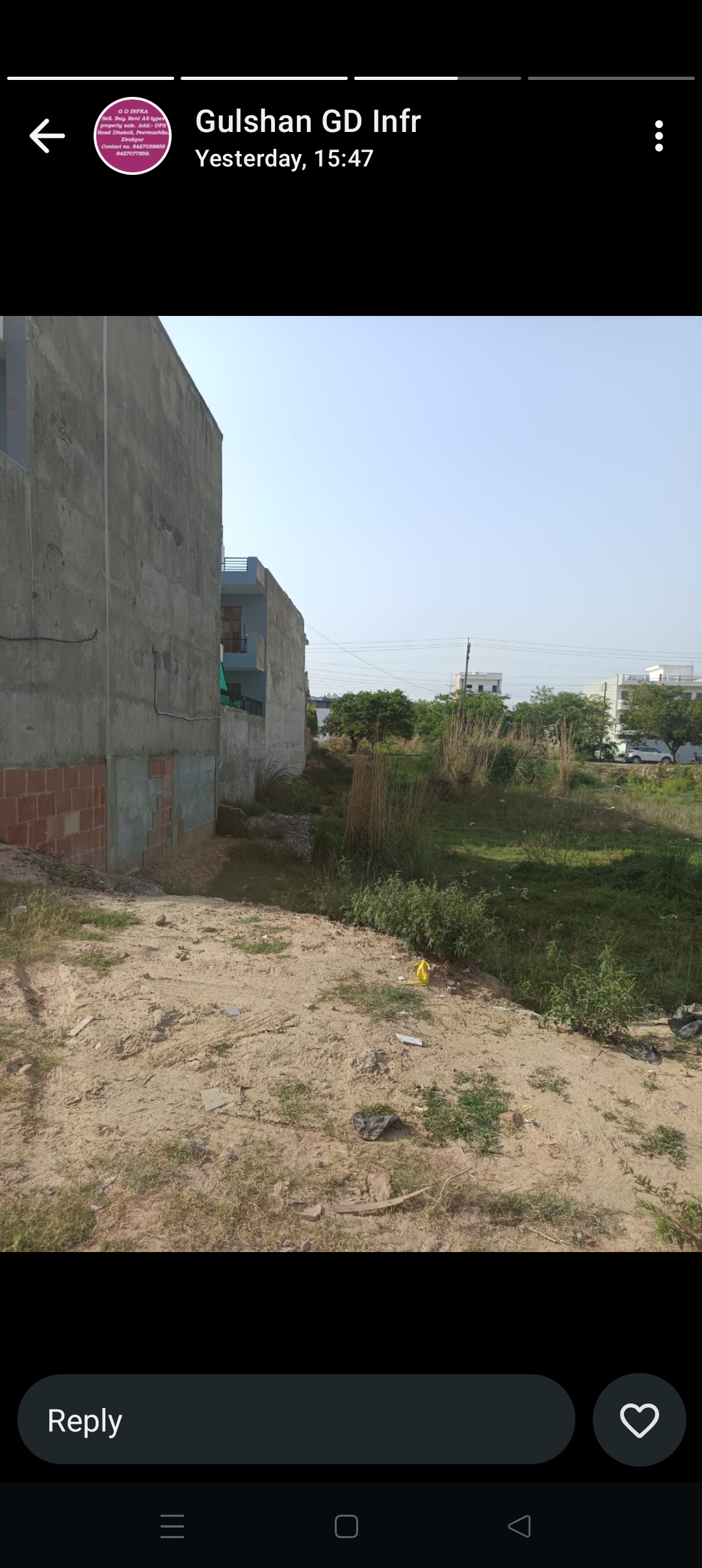 Plot For Sale in D R Estate 