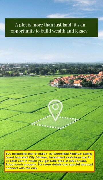  Plot For Sale in Shyam Dholera Global City, Dholera