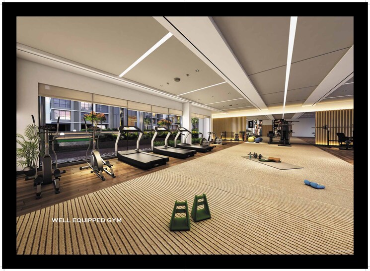 Gym, goodwill-wisteria 4 Bedroom 1992 Sq.Ft. Apartment In Vashi Sector 19d Navi Mumbai 8905333