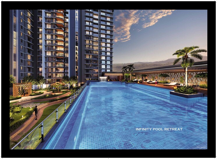 Swimming Pool, goodwill-wisteria 4 Bedroom 1992 Sq.Ft. Apartment In Vashi Sector 19d Navi Mumbai 8905333