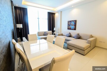 Living Room in 3 BHK Apartment at Defence Colony – for Rent