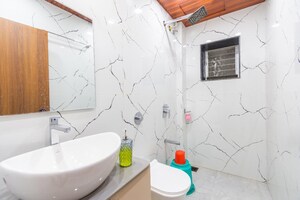 Bathroom in 1 BHK Apartment at Anand Yog Society, Viman Nagar – for Sale