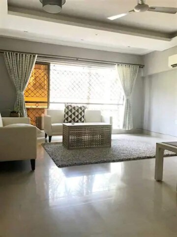 Living Room in 3 BHK Apartment at Defence Colony – for Rent