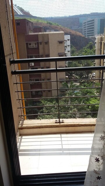 Balcony in 1 BHK Apartment at K Raheja Raheja Nest, Powai – for Rent