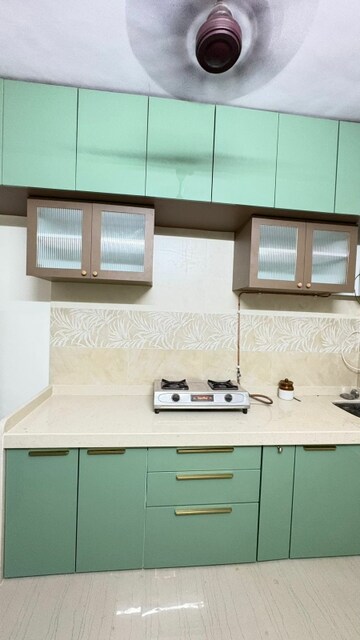 Kitchen in 2 BHK Apartment at Hiranandani Garden Blue Bell, Powai – for Rent