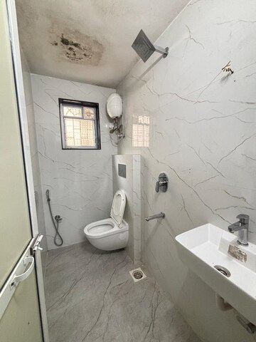 Bathroom in 2 BHK Apartment at Safal Complex, Nerul – for Rent