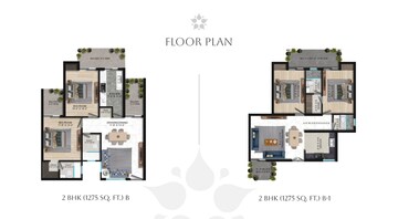 Floor Plan in 2 BHK Apartment at Resizone Residency, Sewla Kalan – for Sale