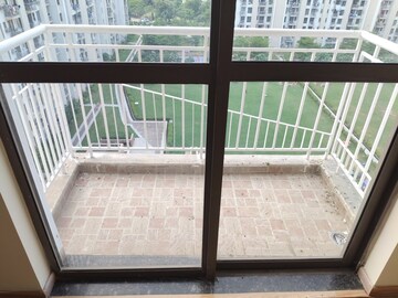 Balcony in 3.5 BHK Apartment at Unitech The Residences Gurgaon, Sector 33 – for Rent