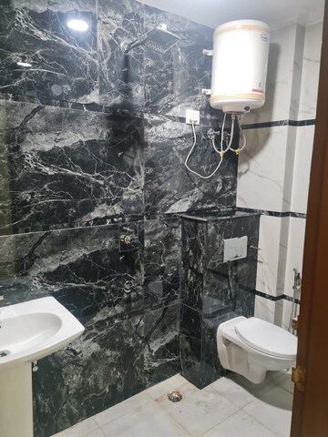 Bathroom in 3 BHK Apartment at Panchsheel Vihar – for Rent