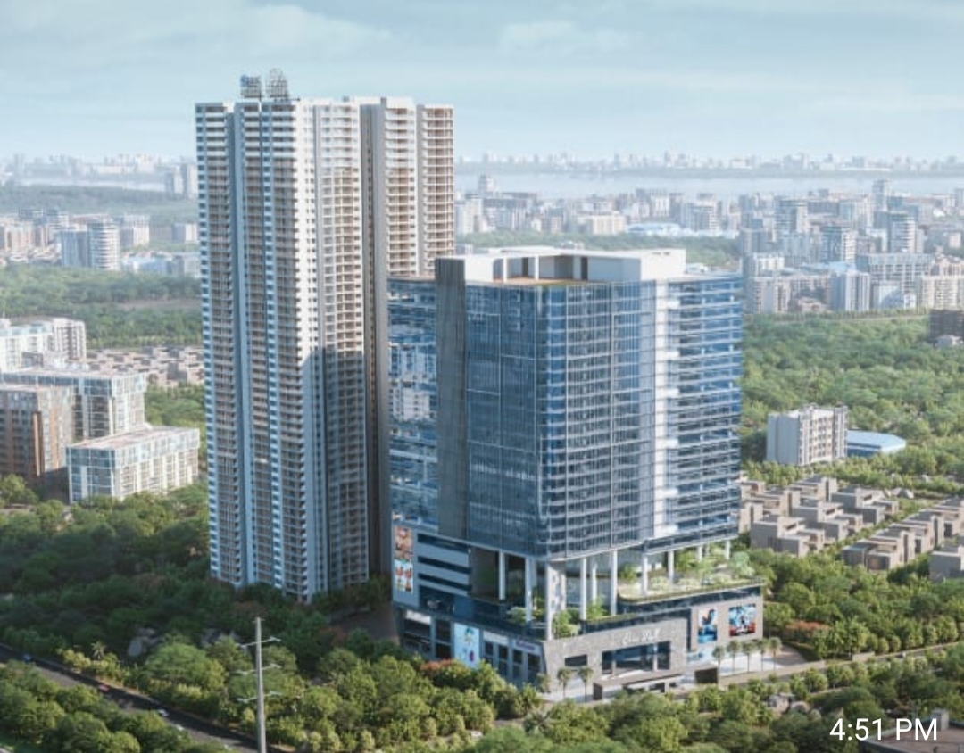 4 BHK + Pooja Room,Servant Room,Study Room,Extra Room Apartment For Sale in R One Diamond Towers In F