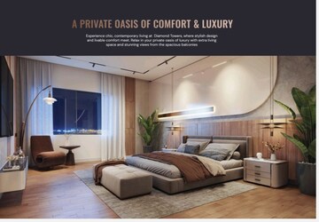 Bedroom in 3 BHK Apartment at Financial District – for Sale