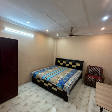 Bedroom in 1 BHK Builder Floor at Patel Nagar – for Rent