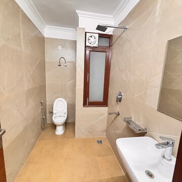 Bathroom in 2 BHK Apartment at Chattarpur – for Rent