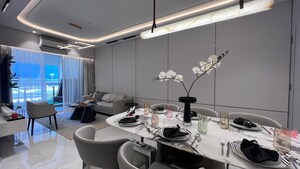 Living Room in 3 BHK Apartment at Yukti Anchor Point Oasis, Malad West – for Sale