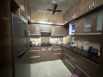 Kitchen in 3 BHK Builder Floor at Kailash Hills – for Rent