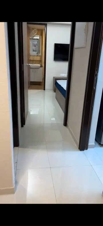 Building Lobby in 1 BHK Apartment at Lodha Amara, Kolshet Road – for Rent