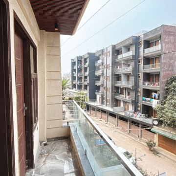 Balcony in 2 BHK Apartment at Chattarpur – for Rent