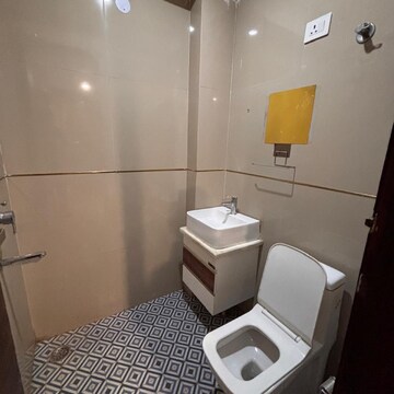 Bathroom in 3 BHK Apartment at Chattarpur – for Rent
