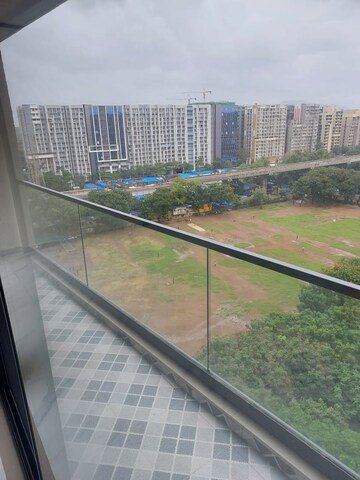 Balcony in 3 BHK Apartment at Gurukrupa Divyam, Ghatkopar East – for Rent