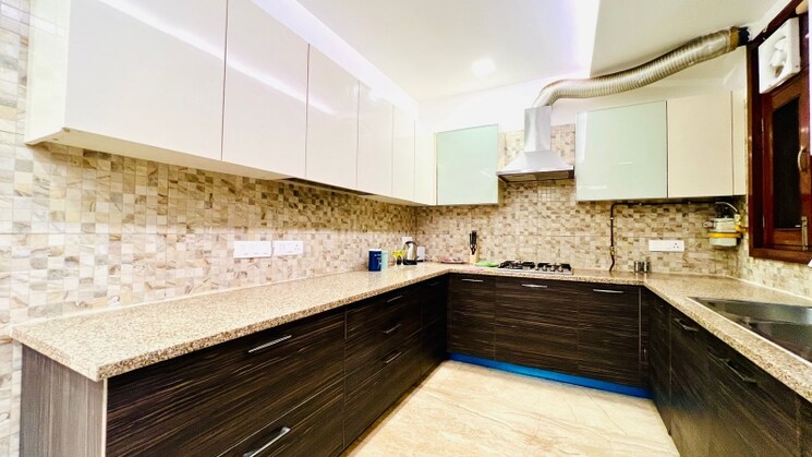 Kitchen, florence-nightingale-lane 3 Bedroom 1600 Sq.Ft. Builder Floor In Green Park Delhi 8905844