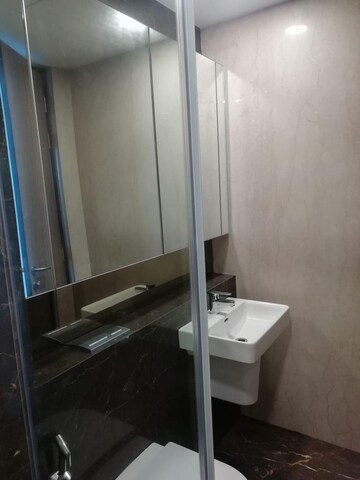 Bathroom in 2 BHK Apartment at Lodha The Park, Worli – for Rent