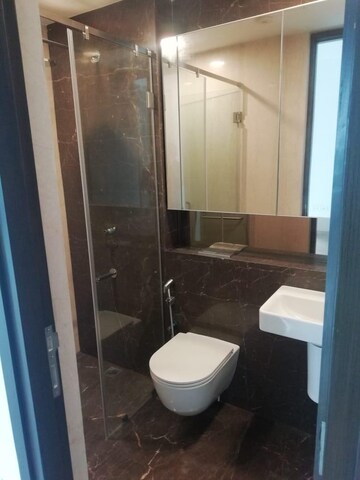 Bathroom in 2 BHK Apartment at Lodha The Park, Worli – for Rent