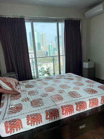 Bedroom in 2 BHK Apartment at Raheja Atlantis, Lower Parel – for Rent
