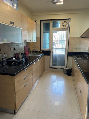 Kitchen in 2 BHK Apartment at Raheja Atlantis, Lower Parel – for Rent