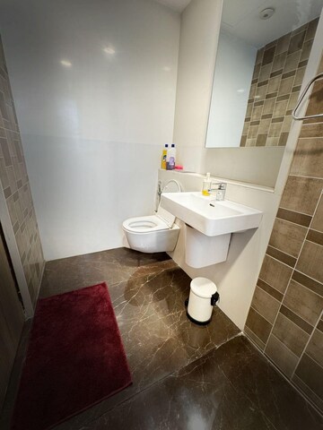 Bathroom in 2 BHK Apartment at Lodha The Park, Worli – for Rent