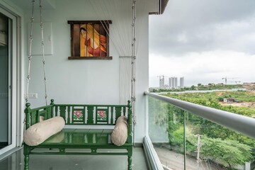 Balcony in 4 BHK Apartment at Golf Edge, Gachibowli – for Sale