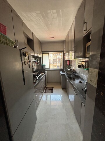 Kitchen in 1 RK Independent House at Aishwarya Tower, Santacruz East – for Rent