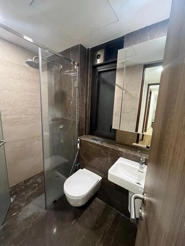 Bathroom in 2 BHK Apartment at Lodha The Park, Worli – for Rent