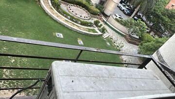 Balcony in 3 BHK Apartment at Mahesh Apartments, Vasundhara Enclave – for Rent