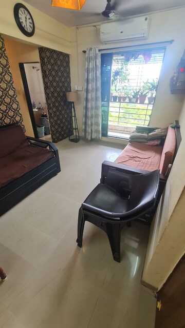 Living Room in 1 BHK Apartment at Vasani Residency, Navade – for Sale