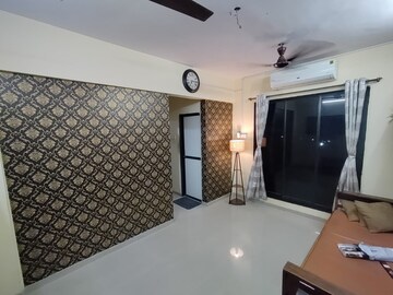 Living Room in 1 BHK Apartment at Vasani Residency, Navade – for Sale