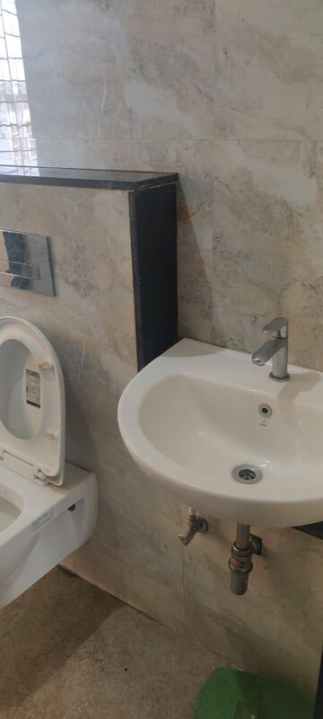 Bathroom in 1 BHK Apartment at Larkins Pride Palms, Kolshet Road – for Rent