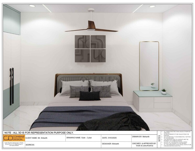 Bedroom, dsr-the-classe 3 Bedroom 2552 Sq.Ft. Apartment In Narsingi Hyderabad 8906023