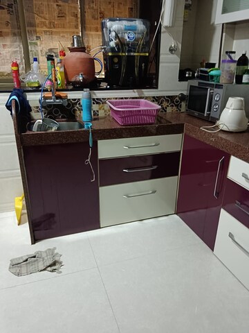 Kitchen in 1 BHK Apartment at Nisarg CHS Goregaon East, Goregaon East – for Rent