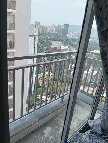 Balcony in 2 BHK Apartment at Ashar Metro Towers, Vartak Nagar – for Rent
