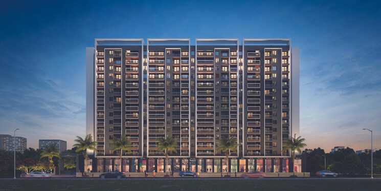 Exterior View, triaa-kosmic-kourtyard Commercial Shop 365 Sq.Ft. In Wagholi Pune 8906156