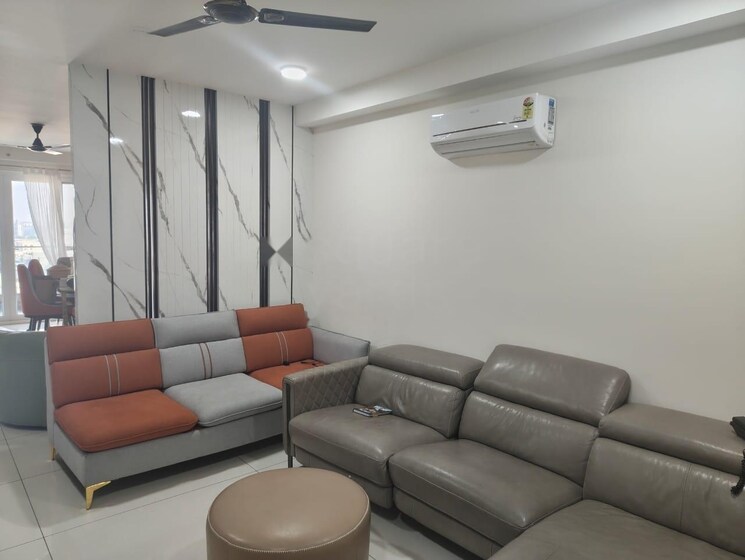 Living Room, trendset-jayabheri-elevate 3 Bedroom 2304 Sq.Ft. Apartment In Madhapur Hyderabad 8906203
