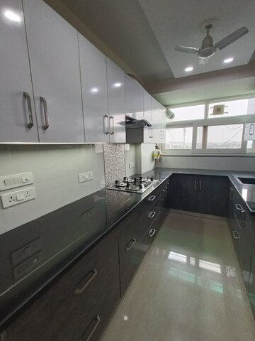 Kitchen in 3 BHK Apartment at Orchid Valley Apartment, Sector 19 Dwarka – for Rent