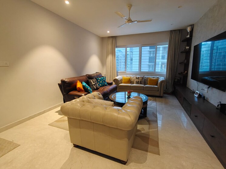 Living Room, lansum-etania 4 Bedroom 4085 Sq.Ft. Apartment In Gachibowli Hyderabad 8906300