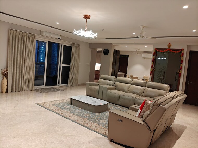 Living Room, lansum-etania 4 Bedroom 4085 Sq.Ft. Apartment In Gachibowli Hyderabad 8906300