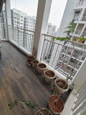 Balcony in 4 BHK Apartment at Lansum Etania, Gachibowli – for Sale