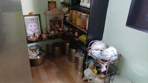 Kitchen in 1 BHK Apartment at Shree Kripa Society, Majiwada – for Sale