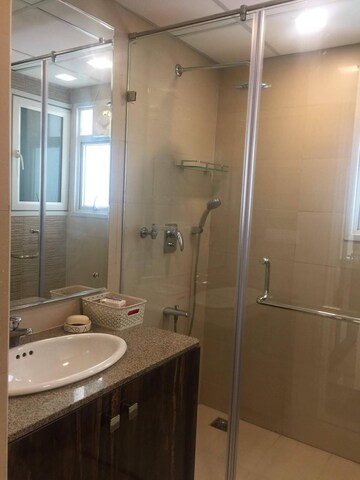 Bathroom in 3.5 BHK Apartment at RMZ Galleria, Yelahanka – for Rent