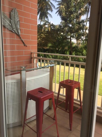 Balcony in 3.5 BHK Apartment at RMZ Galleria, Yelahanka – for Rent